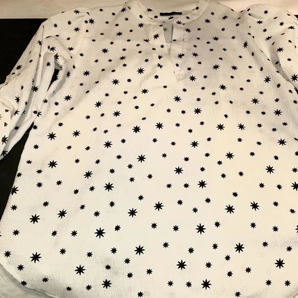 CAMISOLE TOP WHITE/BLACK TOP - Picture 9 of 15